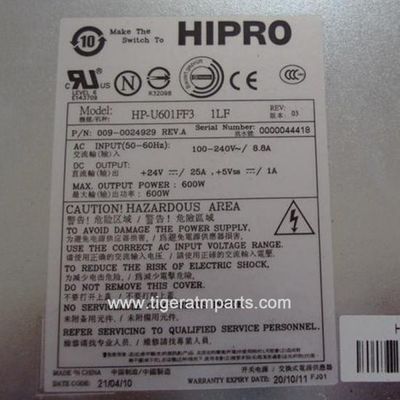 009-0024929 NCR 6625 600W 24V güç kaynağı ATM makinesi parçaları
