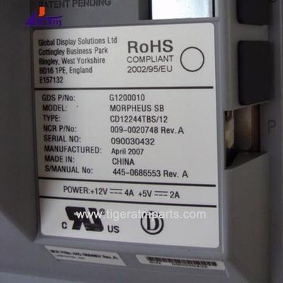 ATM Makinesi Parçaları NCR 58XX 12.1 inç LCD Ekran 445-0686553 009-0020748