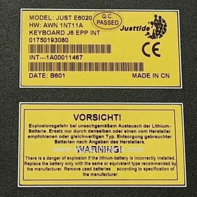 1750193080 Wincor Nixdorf Klavyesi J6 EPP INT ATM Makine Parçaları