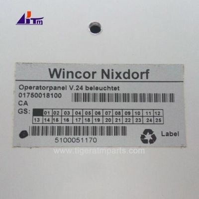 ATM Makinası Parçaları Wincor Nixdorf V.24 Arkaplan Işığıyla USB Operatör Panosu 1750109074 1750018100